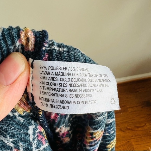 Wild Fable Floral ribbed waistless jumpsuit - Picture 6 of 9